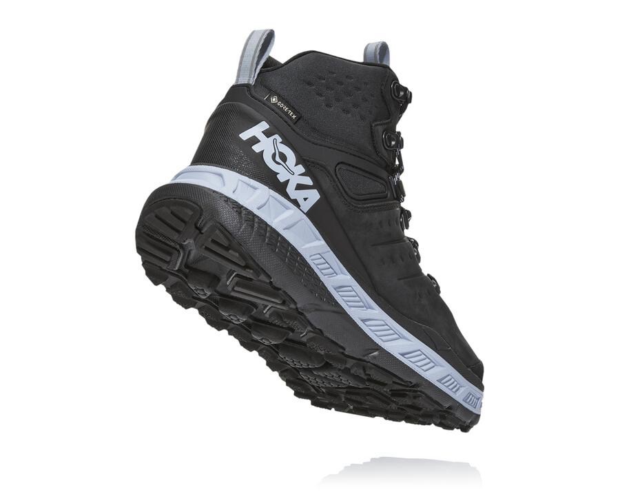 Hoka One One Yürüyüş Botları Kadın Siyah - Stinson Mid Gore-Tex - LH7965034